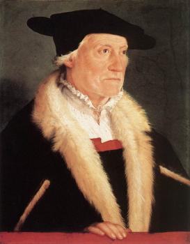尅裡斯托夫 安伯格 Portrait of the Cosmographer Sebastien Munster 尅裡斯托夫 安伯格 Portrait of the Cosmographer Sebastien Munster